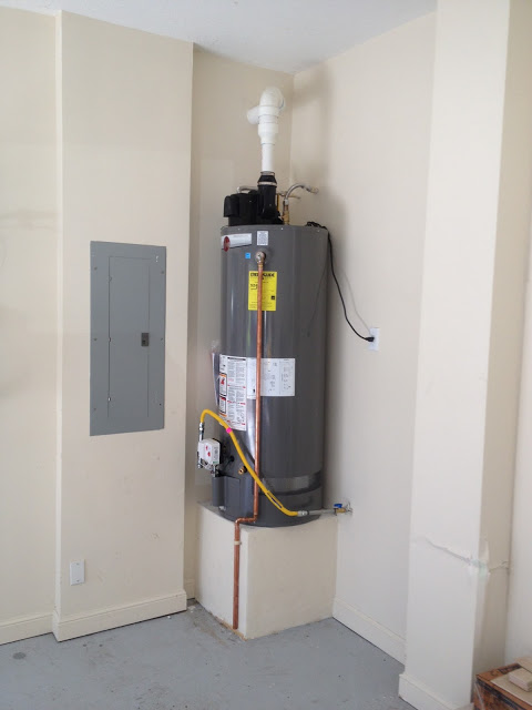 Rheem Gas Water Heater Installed