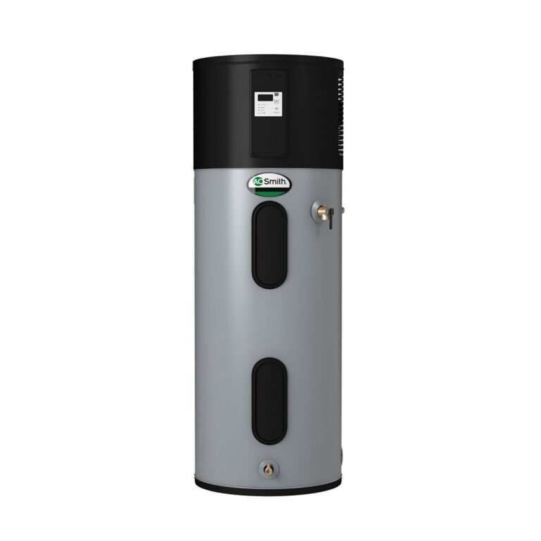 A.O. Smith ProLine XE Voltex hybrid heat-pump water heater, shared manufacturer product image used for FPTU-50 130, FPTU-66 130 and FPTU-80 130