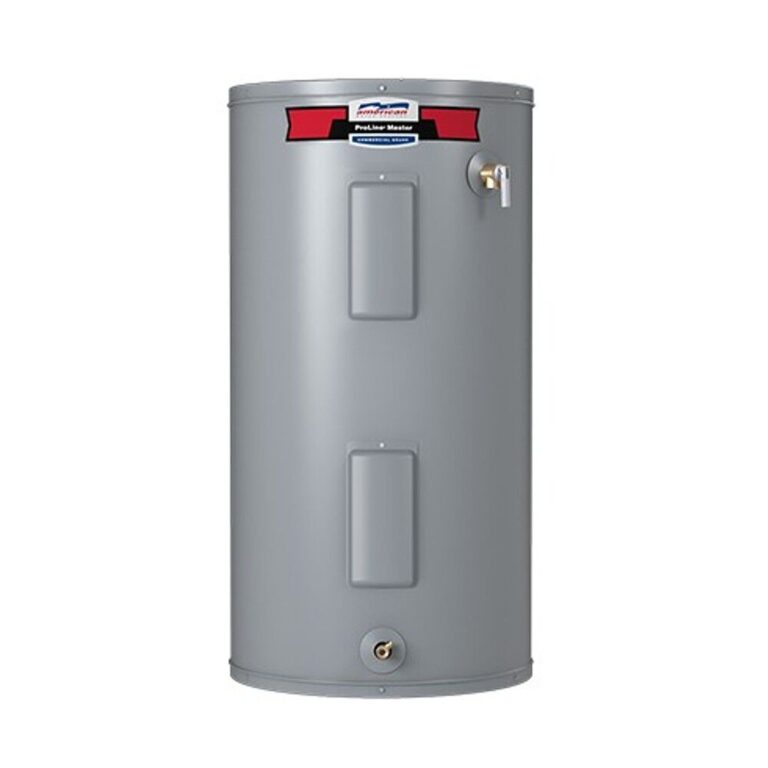 American short standard electric water heater, representative manufacturer image used on the E6N-40R and E6N-50R product pages