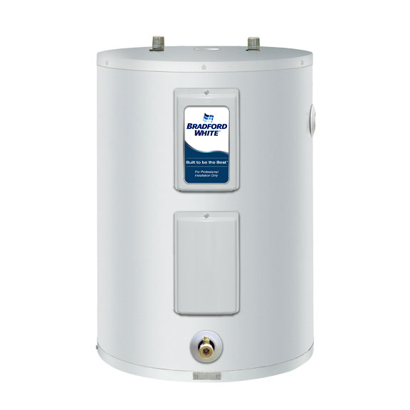Bradford White lowboy electric water heater, official representative family image